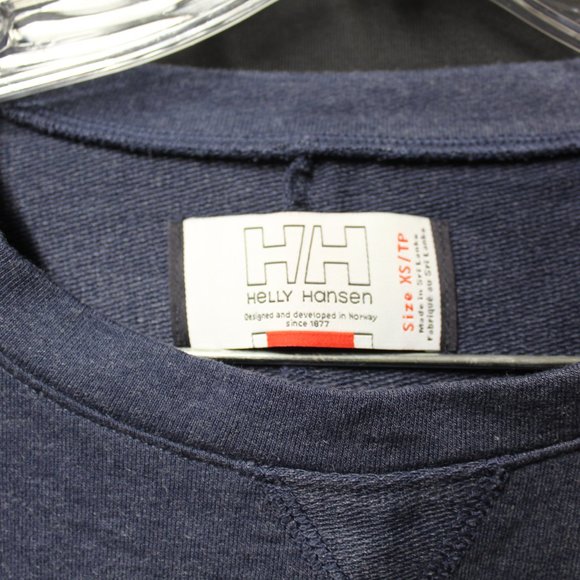 Helly Hanson Blue cotton blend top with back zipper XS - Picture 2 of 7